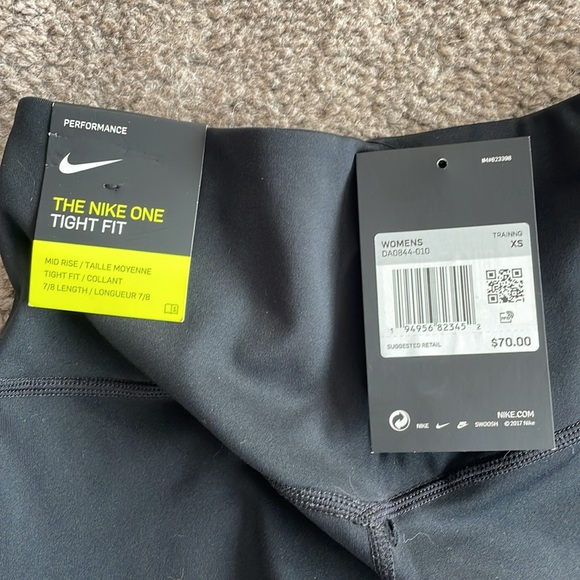 Black Nike women’s pants with rainbow stripes - Picture 3 of 4